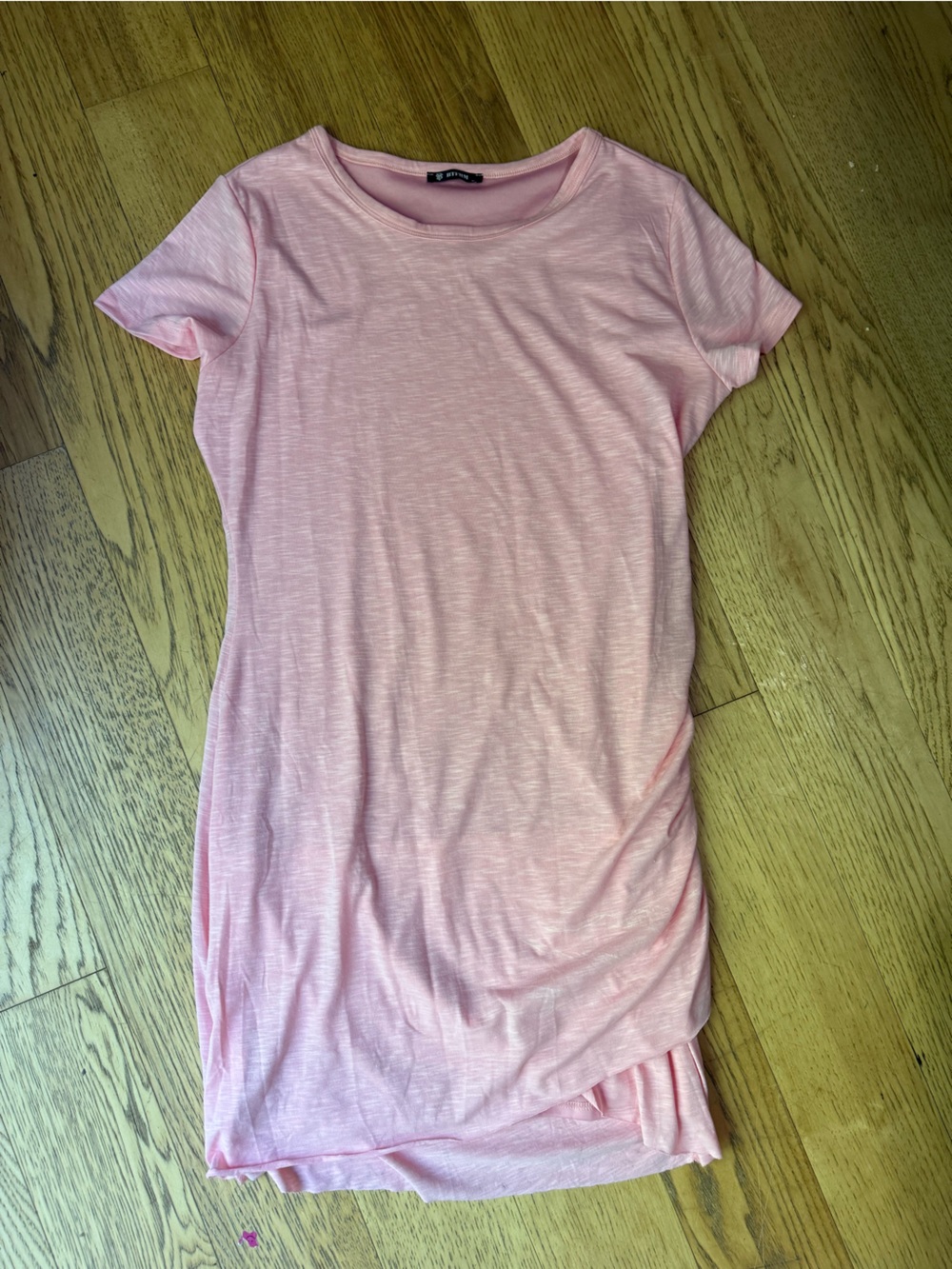 Light Pink Short-Sleeve Sleep Dress - Women’s Comfortable Lounge Tee